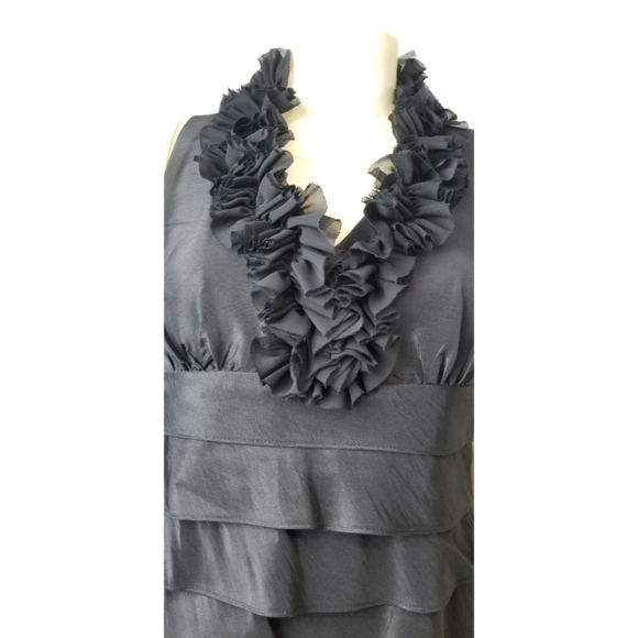 London Times Shutter Black Formal Dress, 4P✔️ - Picture 3 of 10